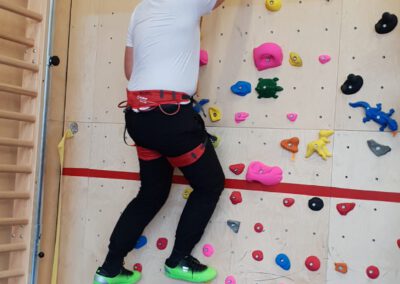 Pascal klettert